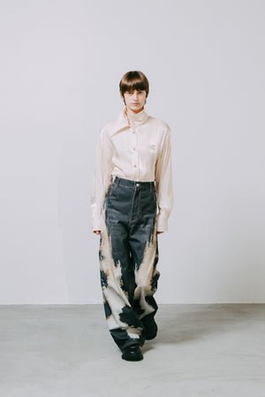 【予約商品】Heat-Scorched Bleach Denim Pants