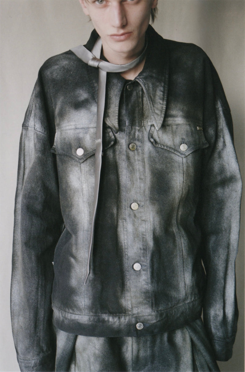 Hand Effected Denim Jacket