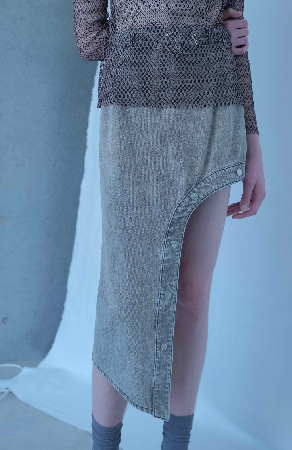 【予約商品】3D Cutting Sharp Liner Skirt