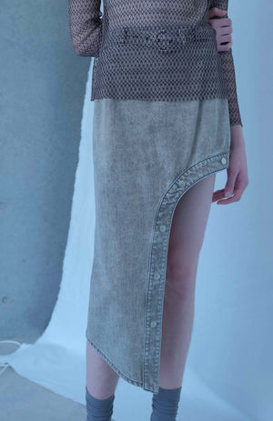 【予約商品】3D Cutting Sharp Liner Skirt