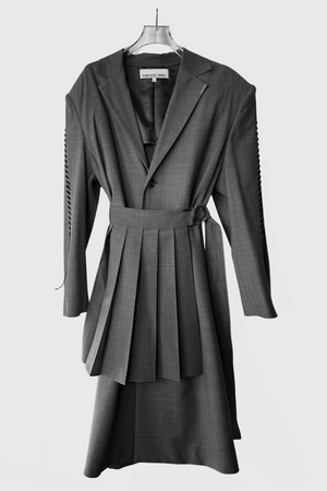 【予約商品】Pleats Belt Power Coat