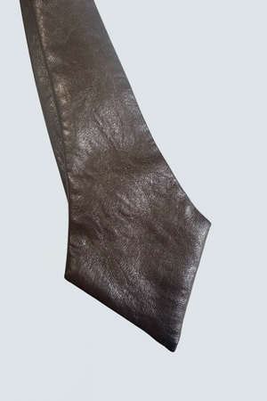 【予約商品】Vegan Leather Diagram Tie