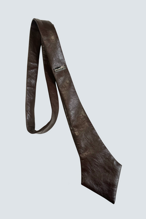 【予約商品】Vegan Leather Diagram Tie