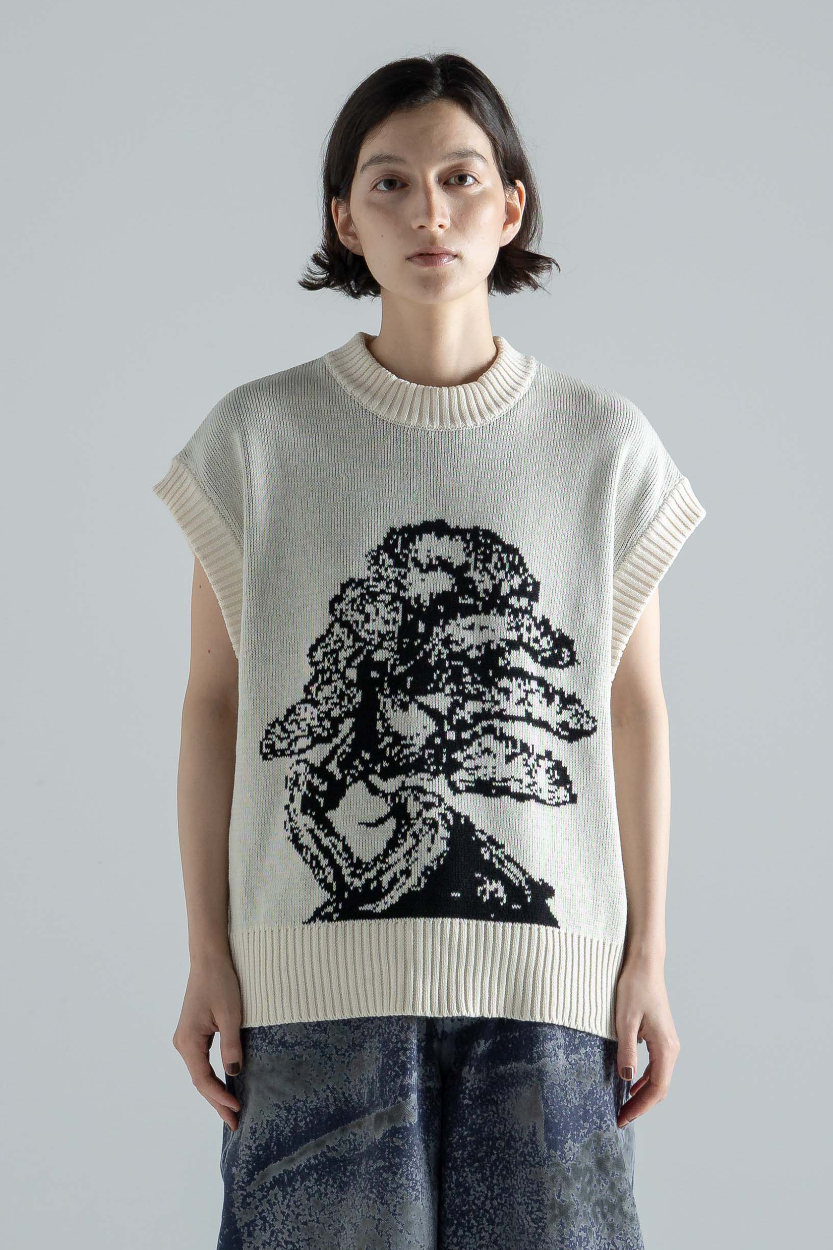 Bonsai Knit Vest|MIKAGE SHIN Bonsai Knit Vest|MIKAGE SHIN