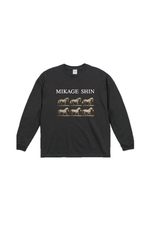 Big Silhouette Horse Long T-shirt