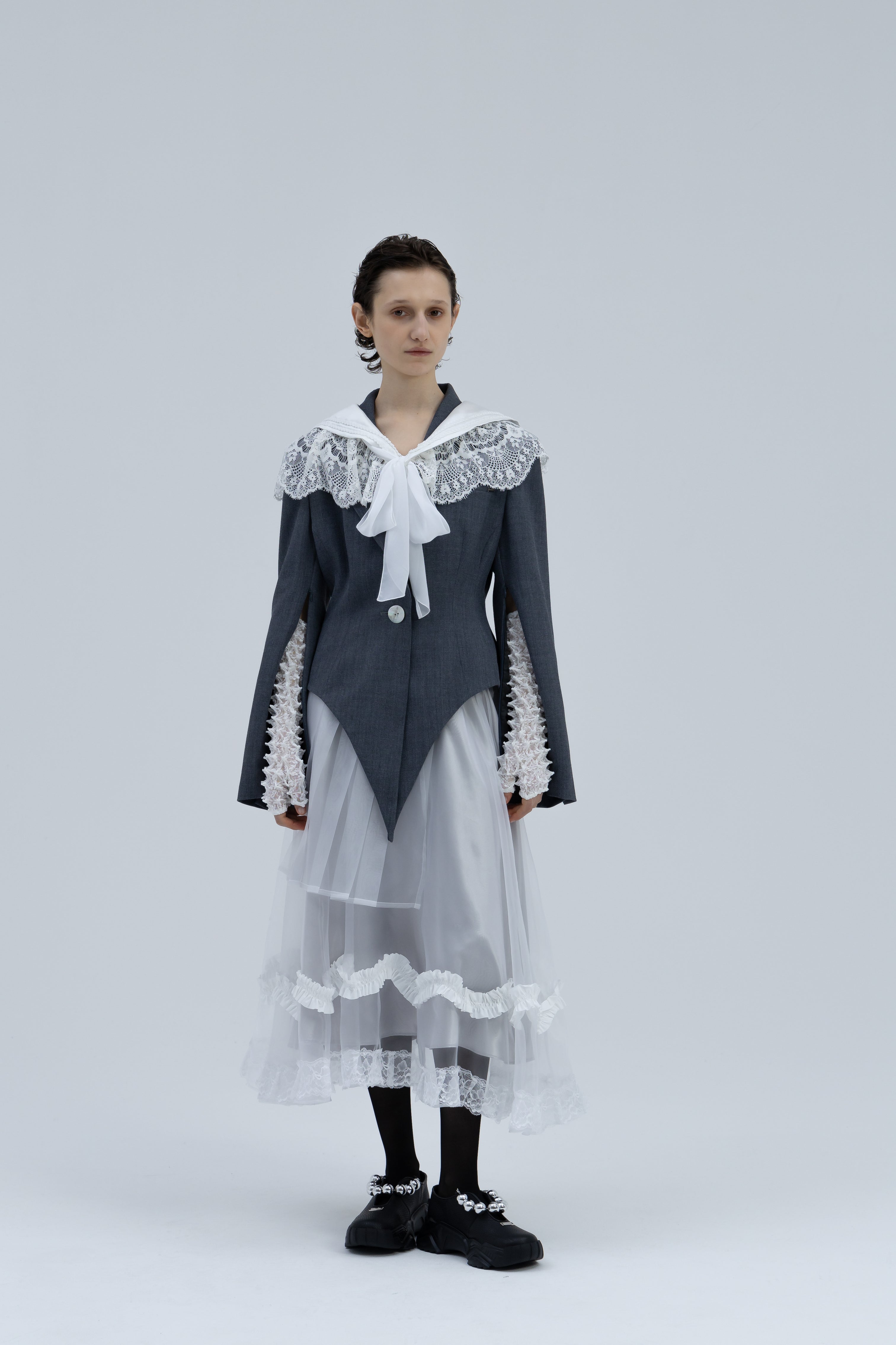 SHIRIN GUILD クレープジャケット M Sharp Liner Jacket / SG – MIKAGE SHIN