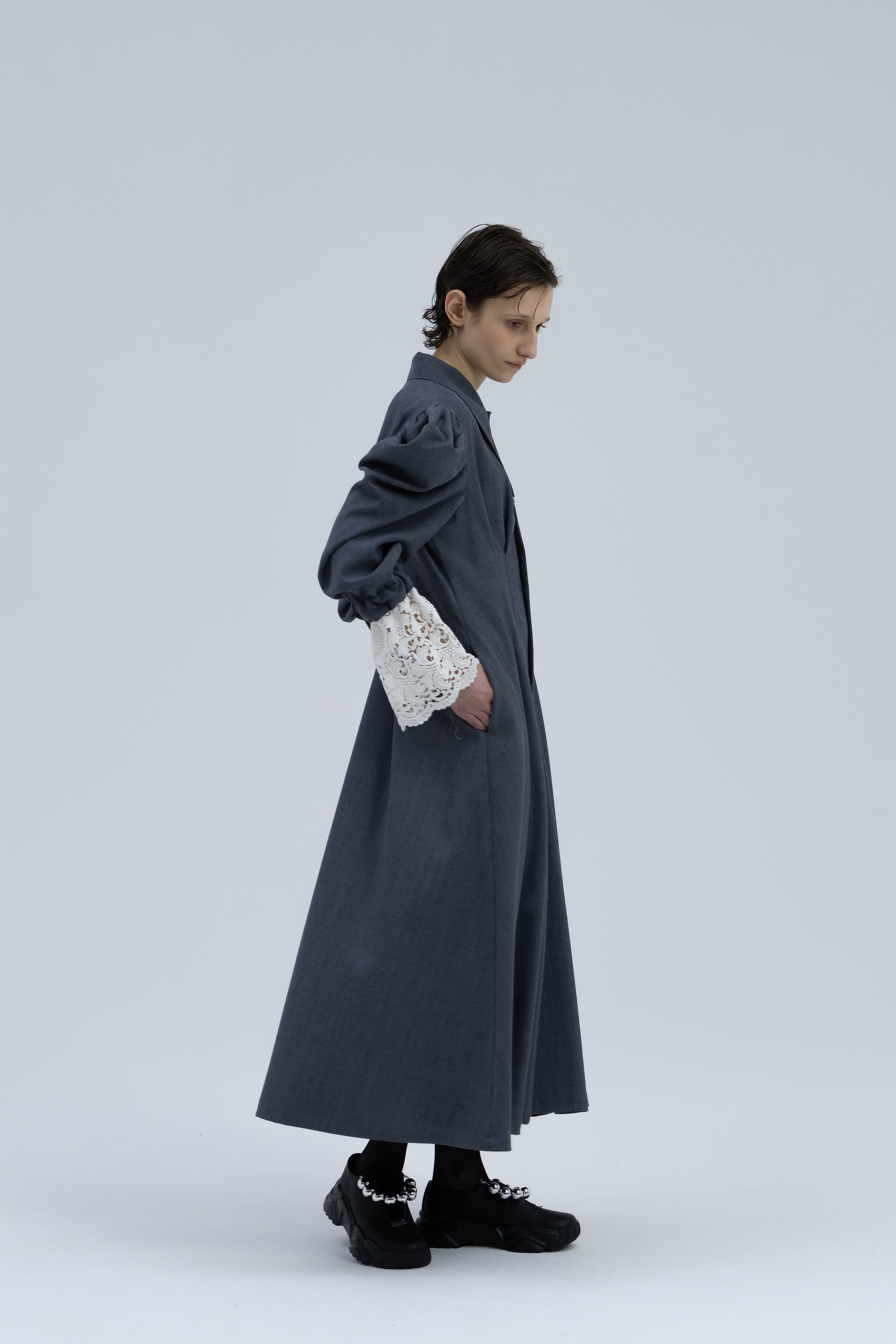 ジャケット・アウター MIKAGE SHIN Puff Sleeve Wool Coat Dress Puff Sleeve Wool Coat Dress / TW – MIKAGE SHIN