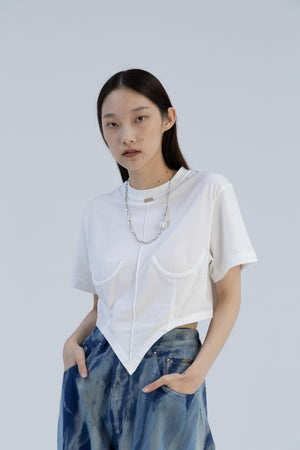 After 25ss: Sculptured Short T-Shirt