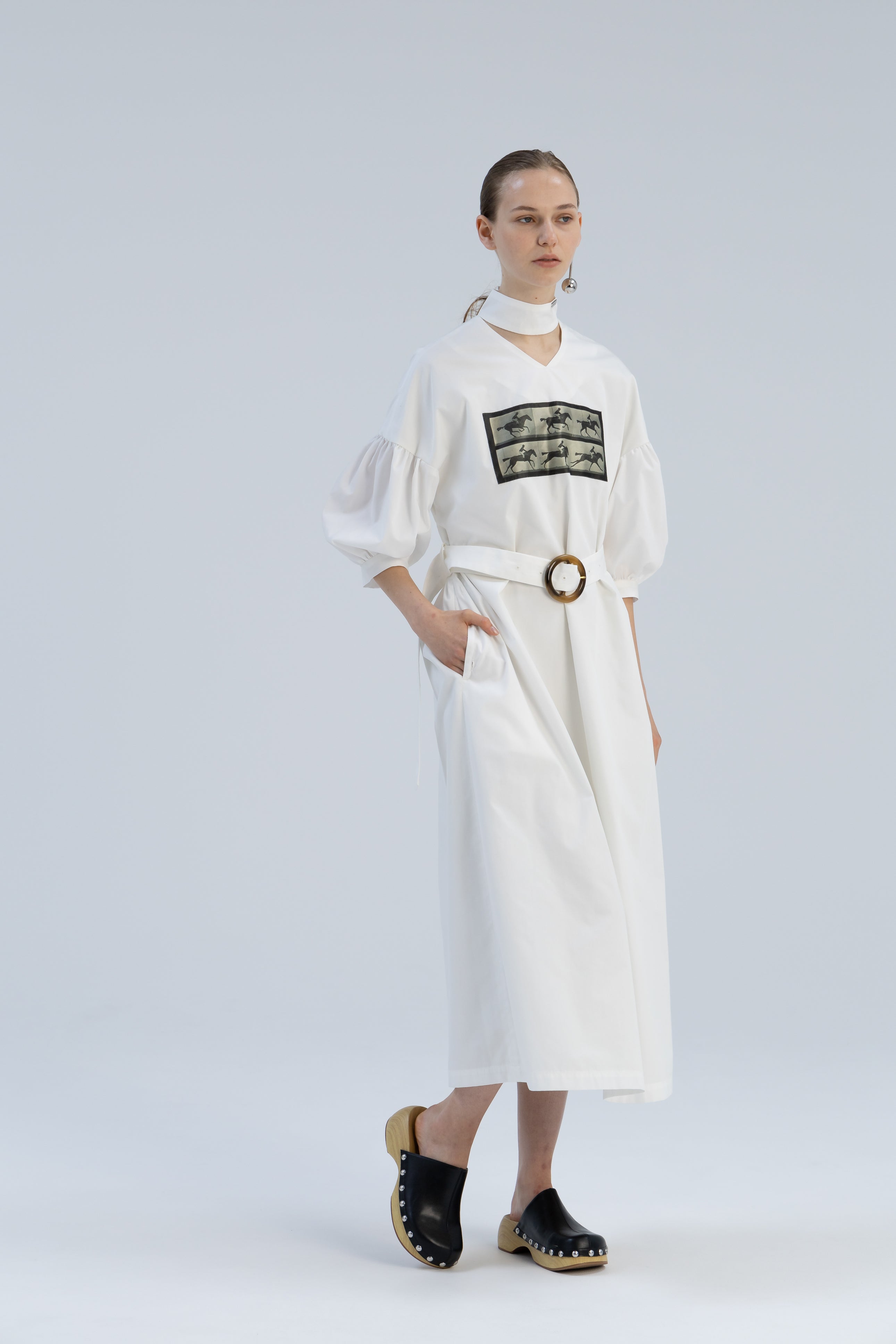 MIKAGESHIN ホースワンピース　ブラック Horse Dress｜MIKAGE SHIN