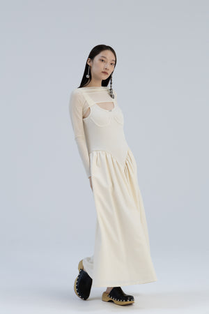 【予約商品】Layering Sculptured Dress