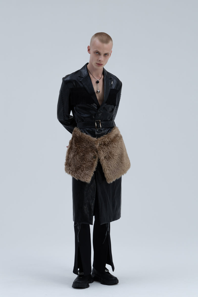 【予約商品】Fur Layering Belt Skirt