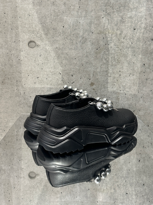 Chain Slit Airy Shoes_Ball