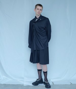 【予約商品】Pleats Docking Shorts