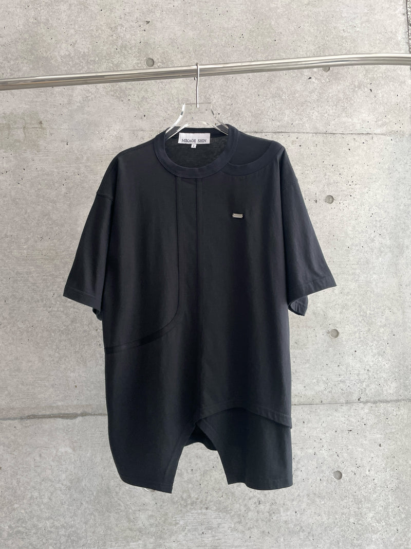 【予約商品】Bias Cutting Structured T-shirt