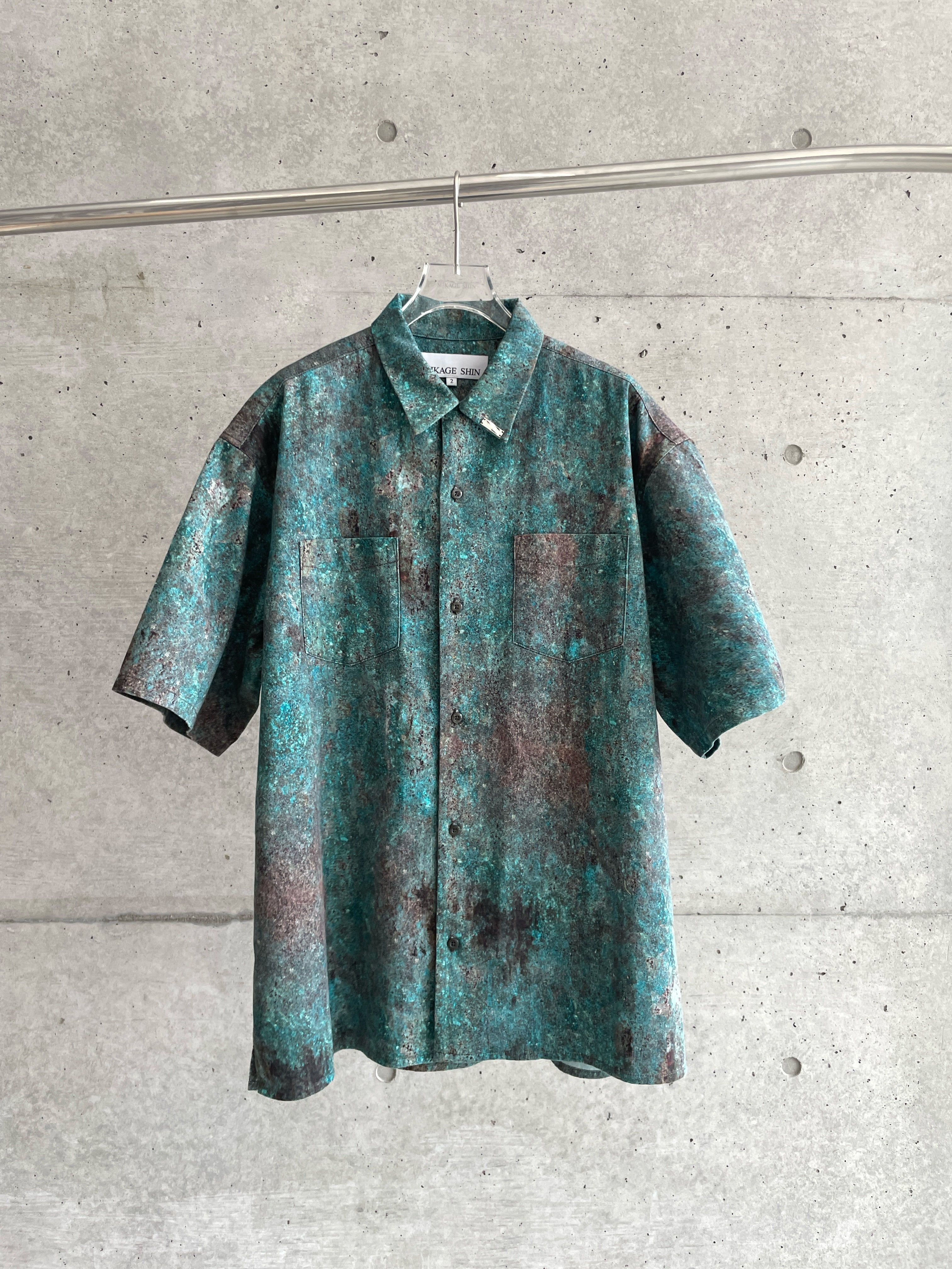 Sabi” Half Sleeve Denim Shirt – MIKAGE SHIN