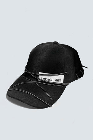 Lace Up Label Cap