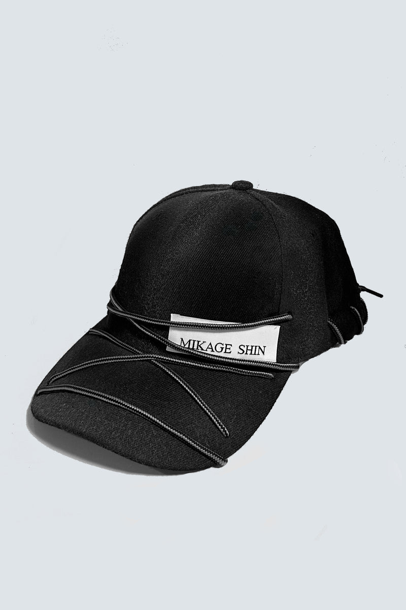 Lace Up Label Cap