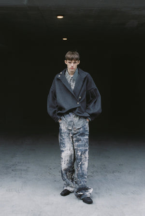 【予約商品】Bias Cut Short Duffle Coat