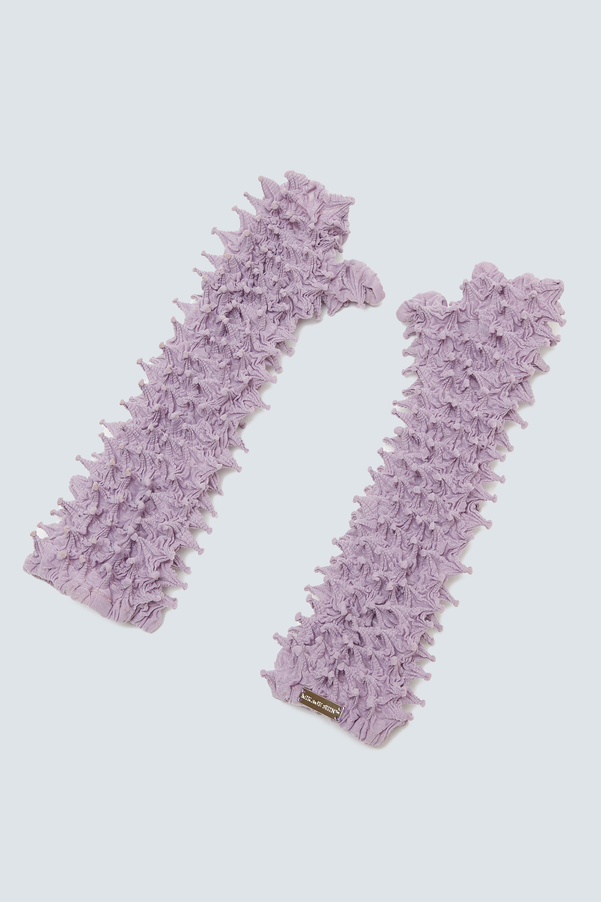 Versatile SPIKY Shibori Gloves Purple / F