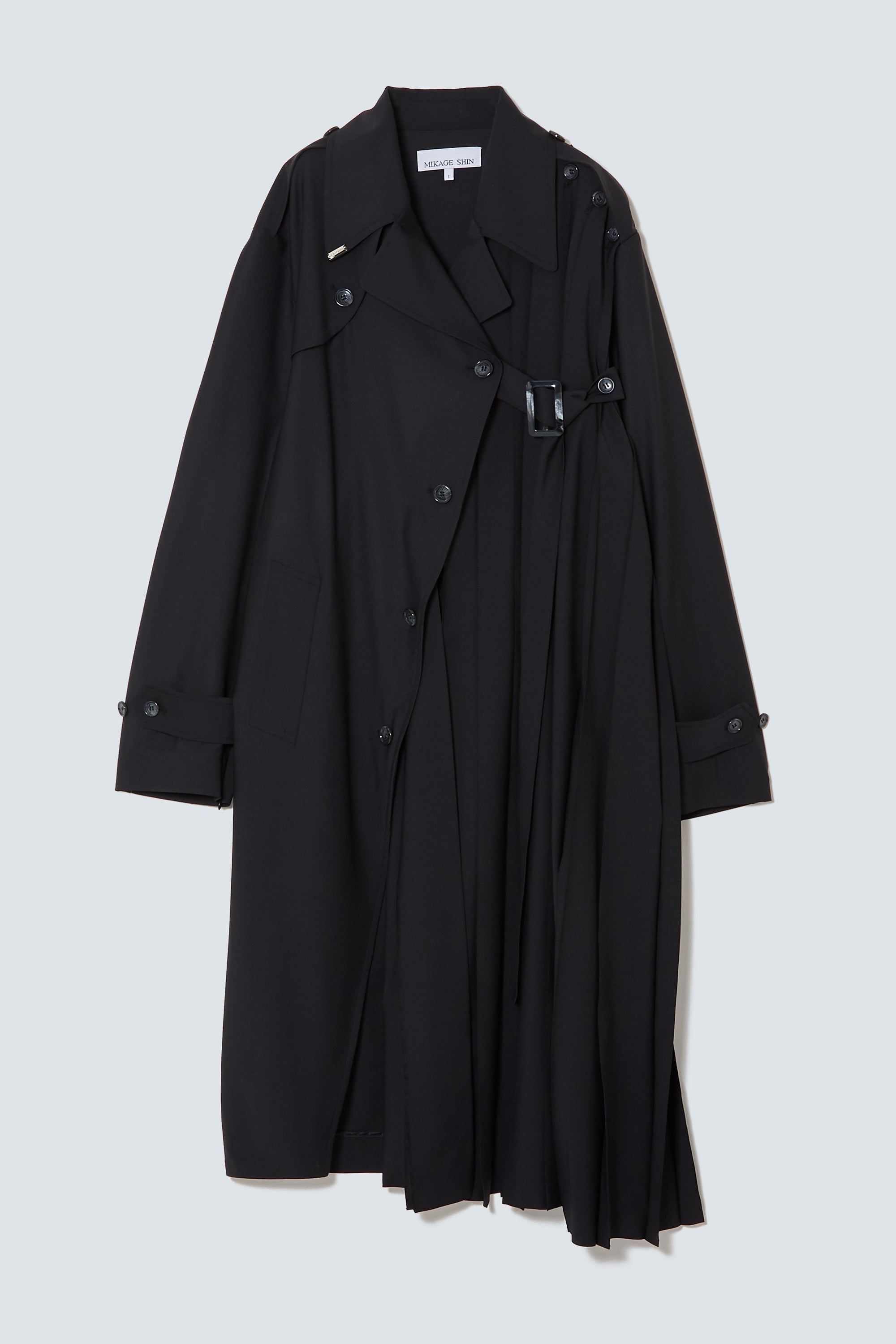 Mikage Shin (ミカゲシン) Pleats Coat 23AW Pleat Coat – MIKAGE SHIN