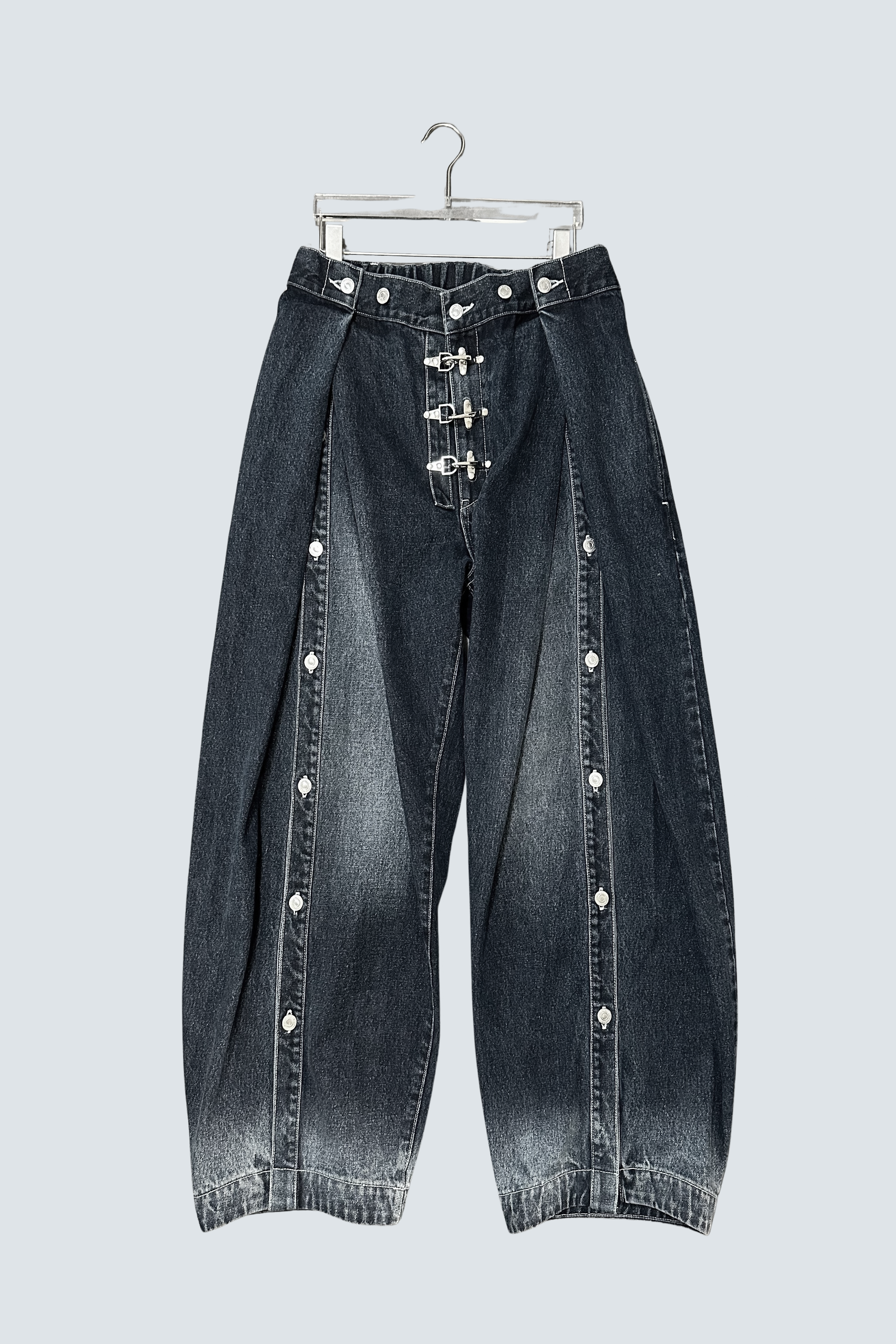 mikageshin ミカゲシン　Wide Tuck Denim Pants New – MIKAGE SHIN