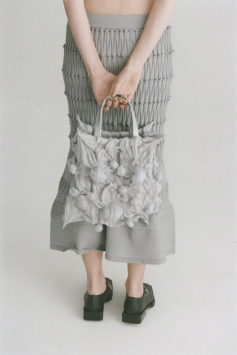 【WEB予約で10%OFFキャンペーン中】Spiky Shibori Liquid Bag / SILVER【11月16日(日)中まで】