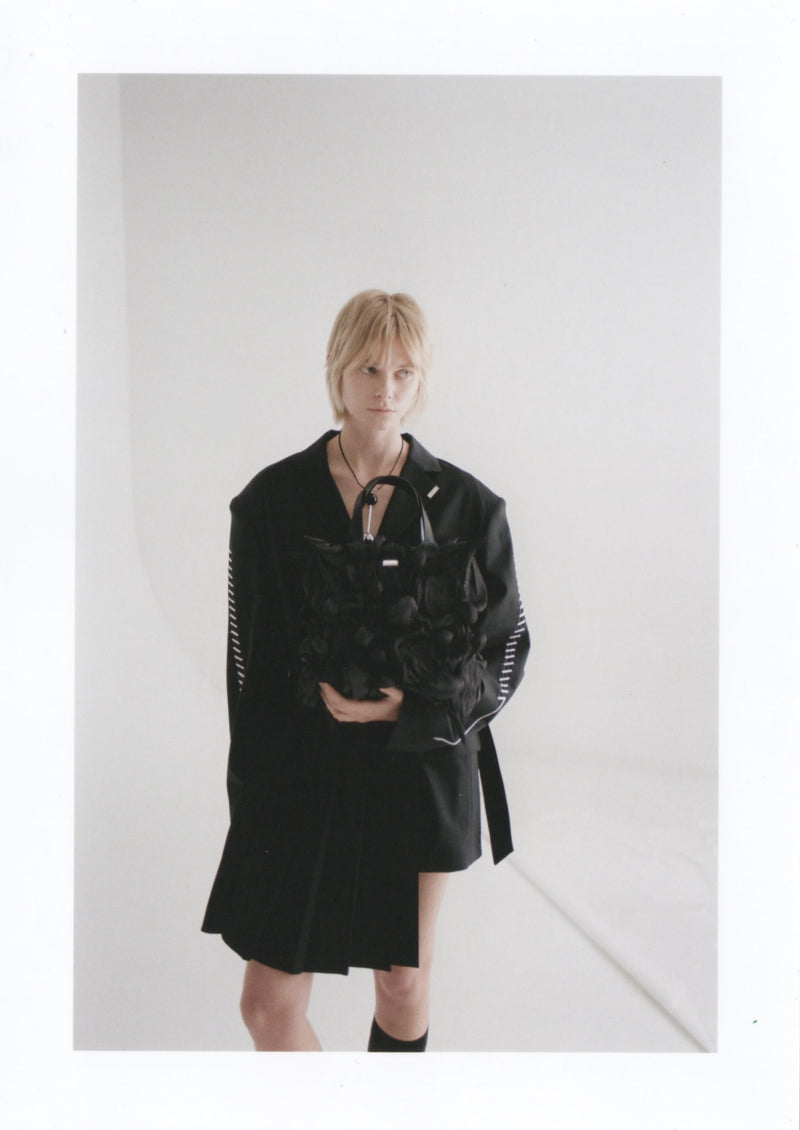 【WEB予約で10%OFFキャンペーン中】Spiky Shibori Liquid Bag / BLACK【11月16日(日)中まで】