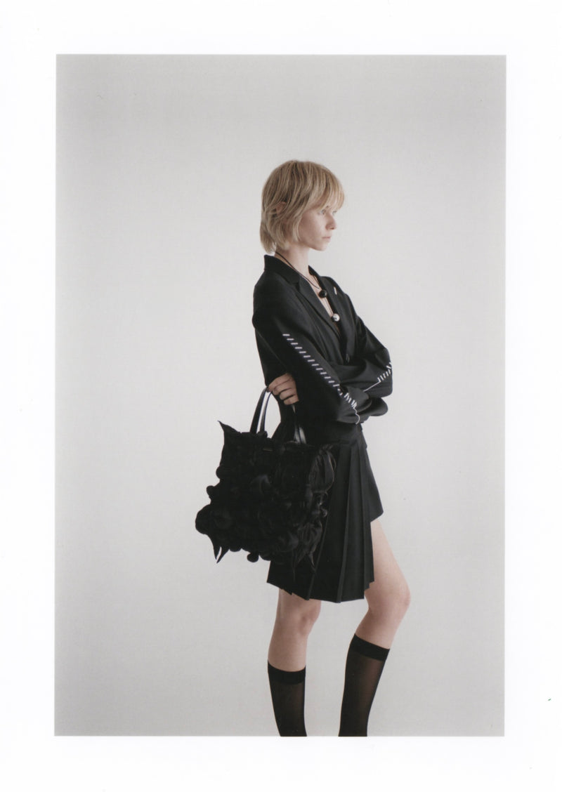 【WEB予約で10%OFFキャンペーン中】Spiky Shibori Liquid Bag / BLACK【11月16日(日)中まで】