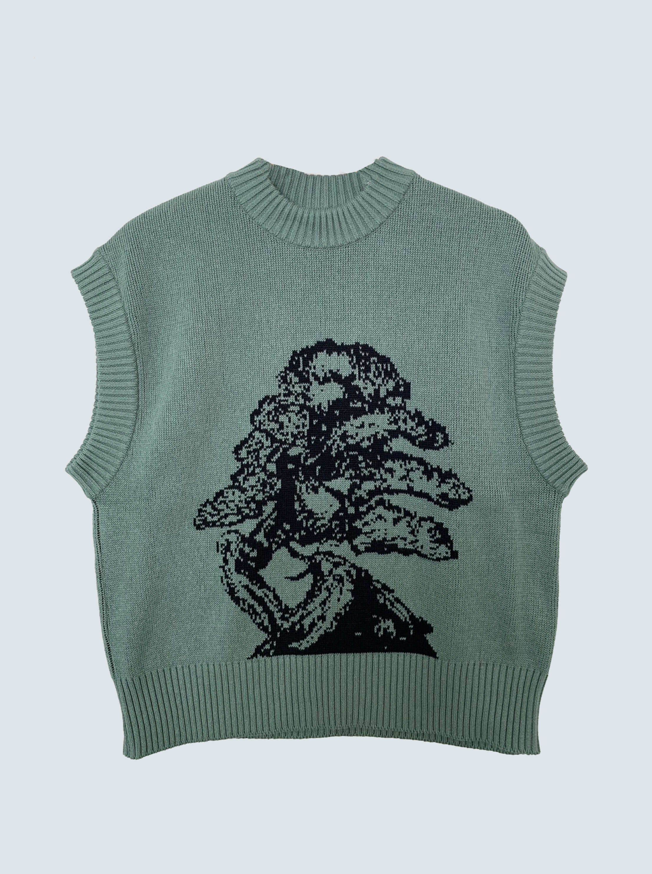 Bonsai Knit Vest|MIKAGE SHIN Bonsai Knit Vest|MIKAGE SHIN