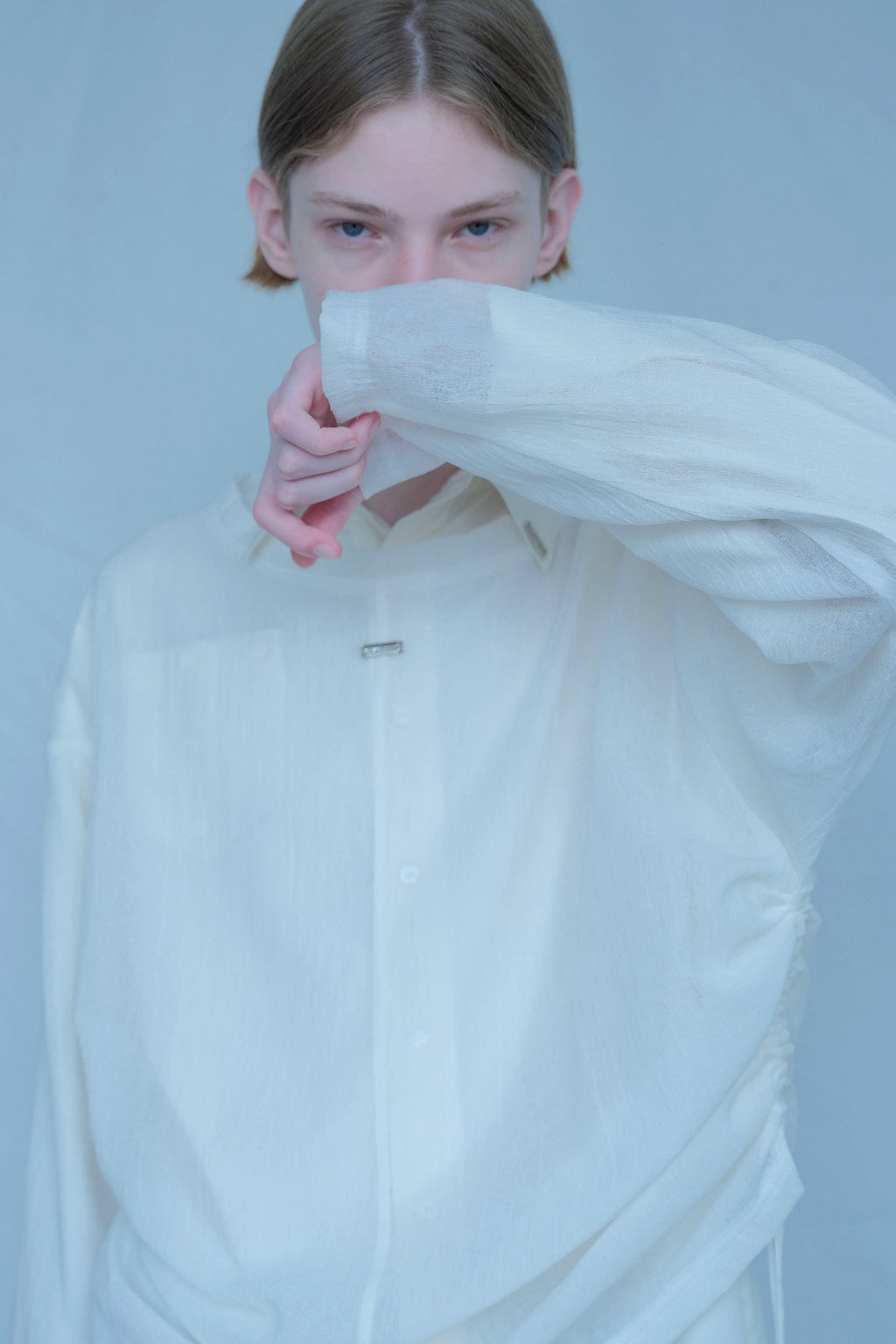 【予約商品】“Kasumi” Sheer  Layer Tops(WHITE)