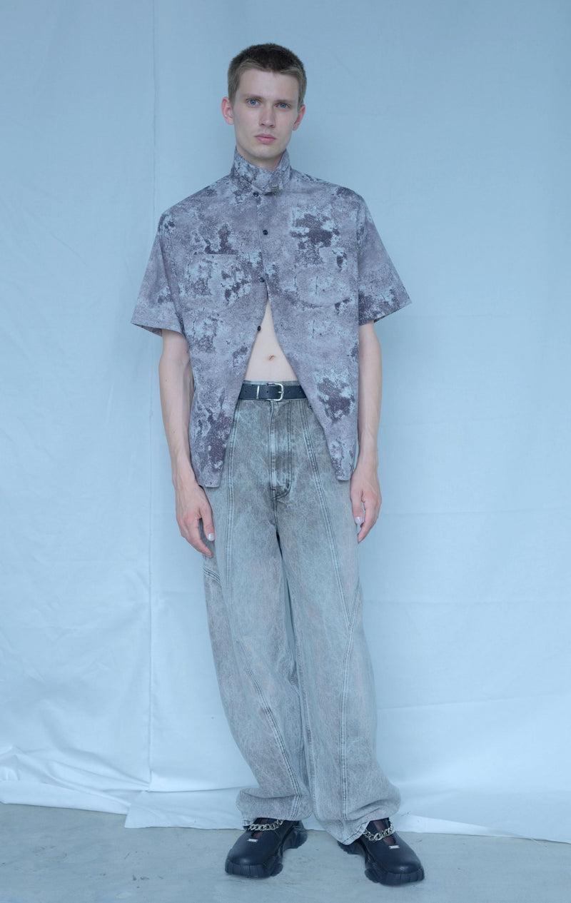 【予約商品】3D Cutting Balloon Denim Pants