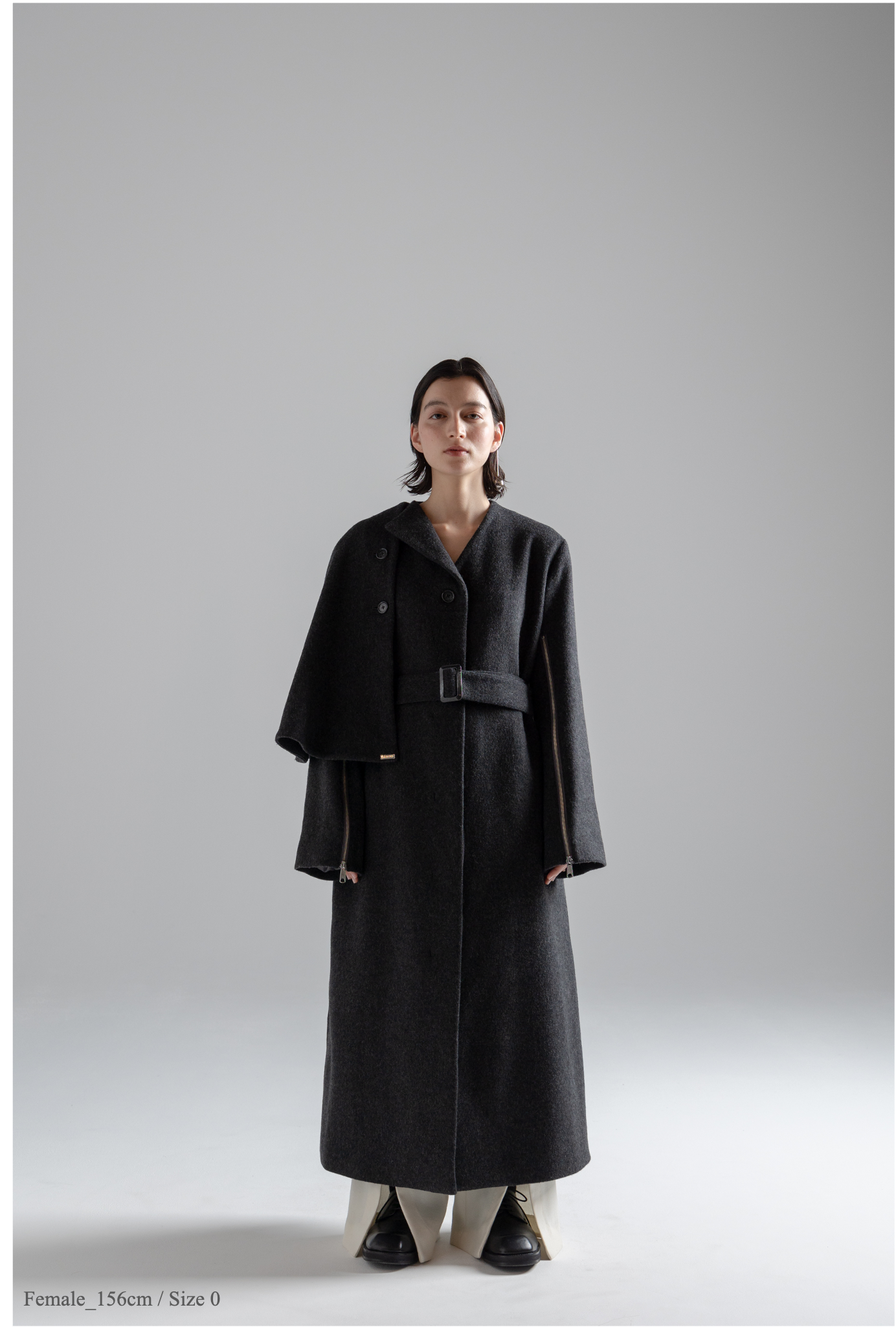 Cape Layered Zipper Trench Coat – MIKAGE SHIN Cape Layered Zipper Trench Coat – MIKAGE SHIN