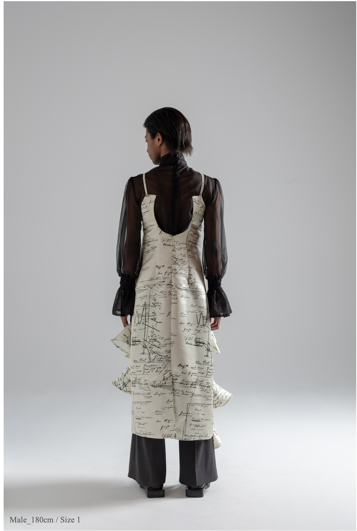 mikageshin メッシュワンピース Frill Layered Cami Dress – MIKAGE SHIN