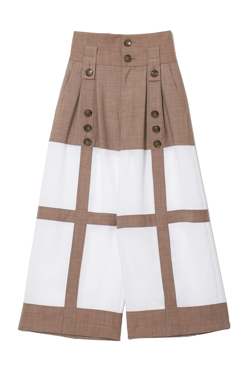 Trench Façade Suit Pants