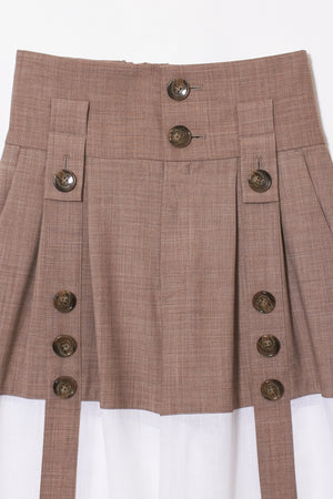 Trench Façade Suit Pants