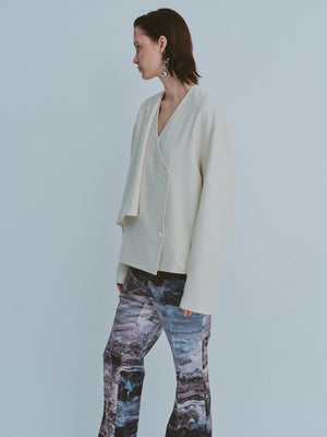 Slit Flare Pants / Blue Marble – MIKAGE SHIN