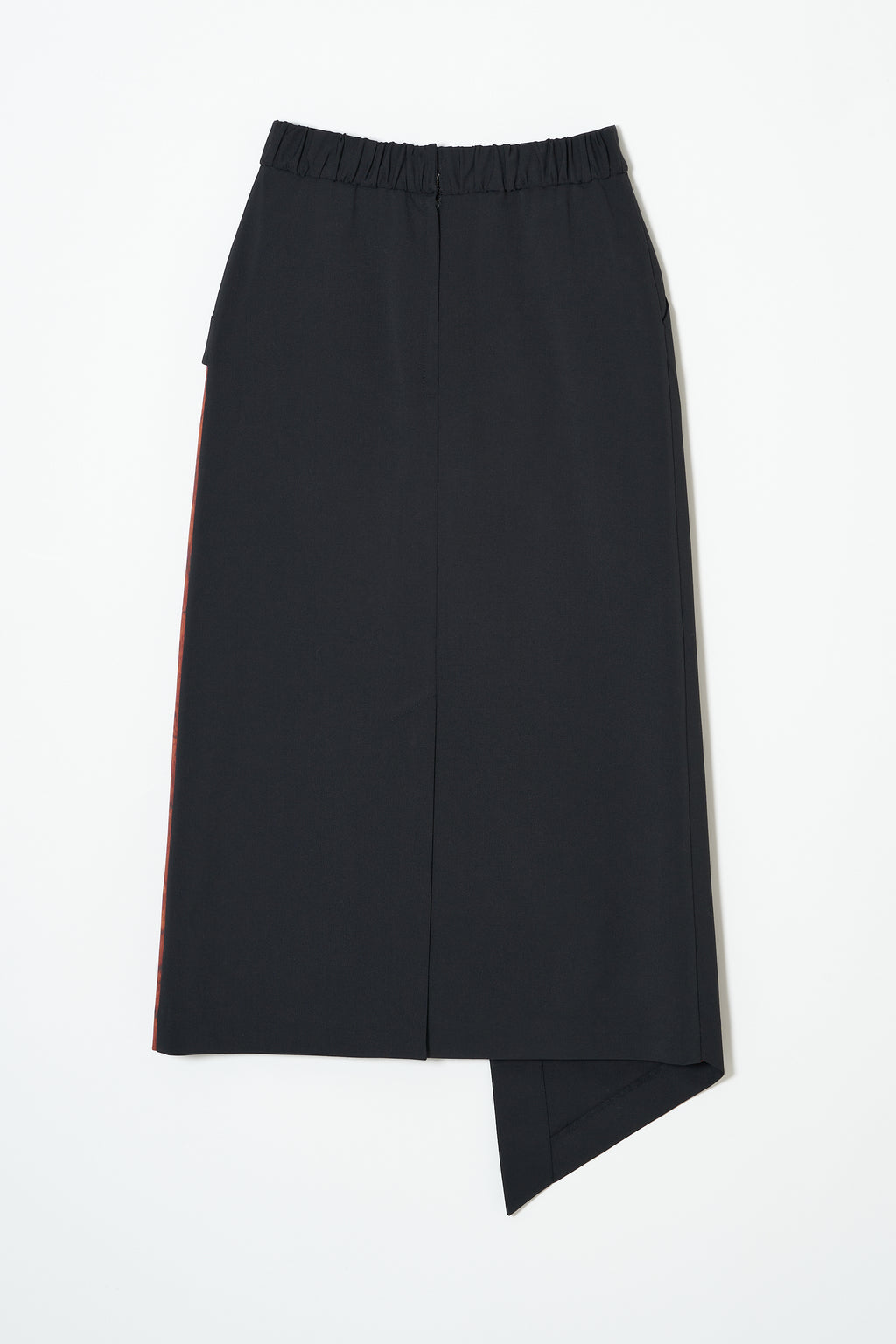 Asymmetry Curvy Trench Skirt