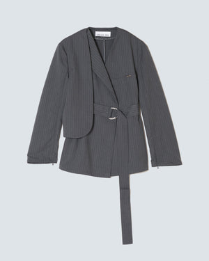 Cape Layered Wrapping Jacket