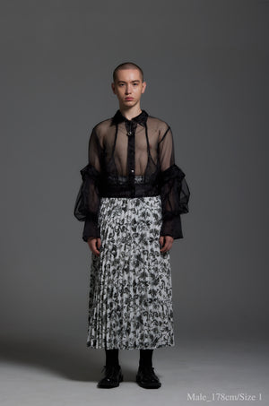 Detachable Layer  Pleat Skirt