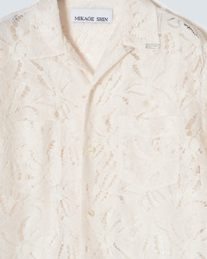 Pearl Button Lace Shirt – MIKAGE SHIN