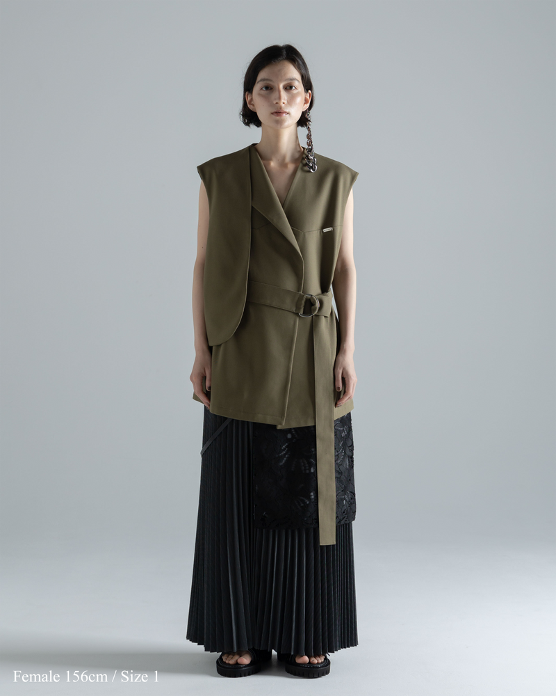 Cape Layered Wrapping Vest