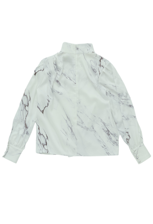 Wind Swaying Marble High Neck