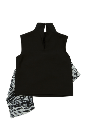 Overlay High Neck Tops