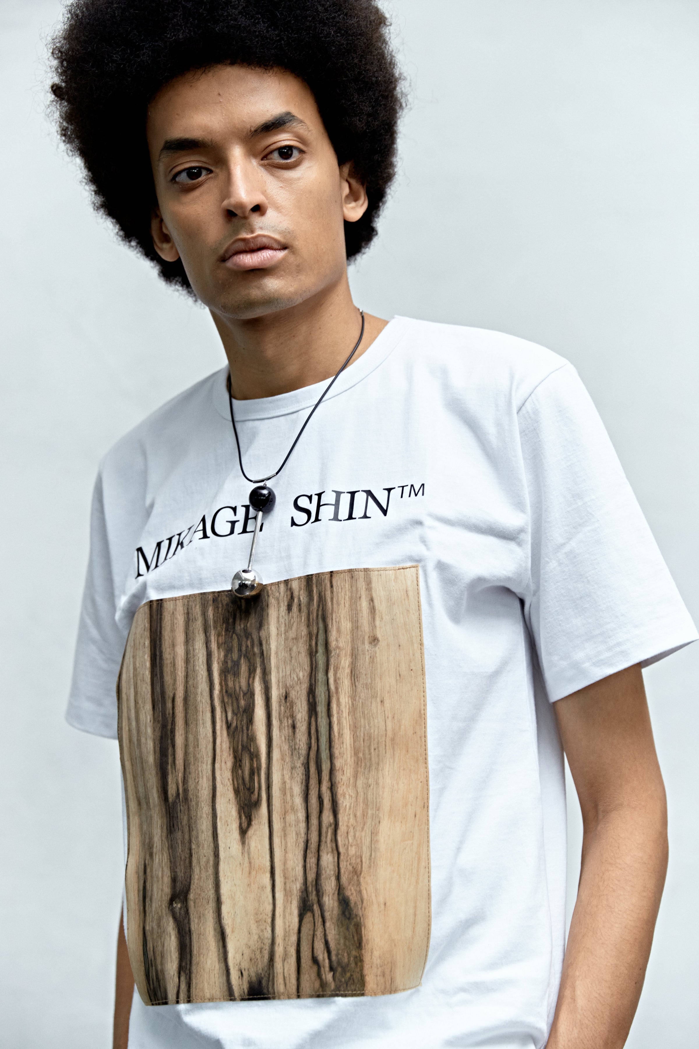 wood vegan t-shirts MIKAGE SHIN