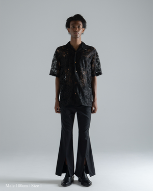 Pearl Button Lace Shirt