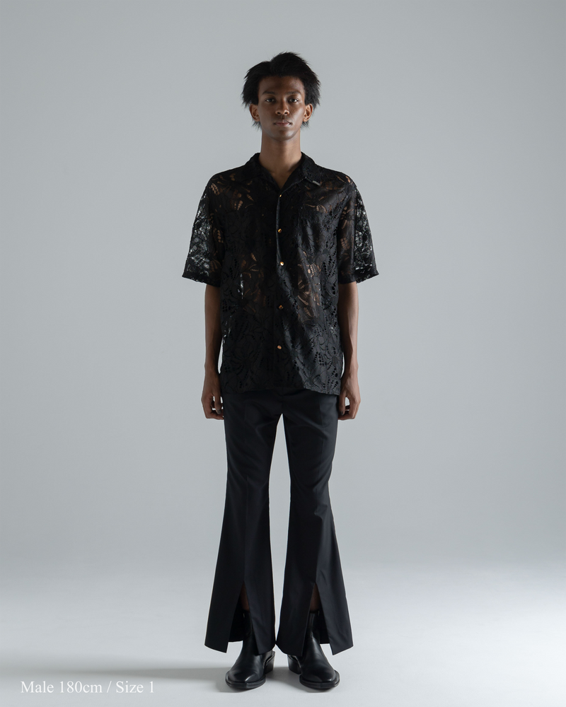 Pearl Button Lace Shirt