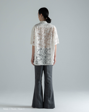 Pearl Button Lace Shirt