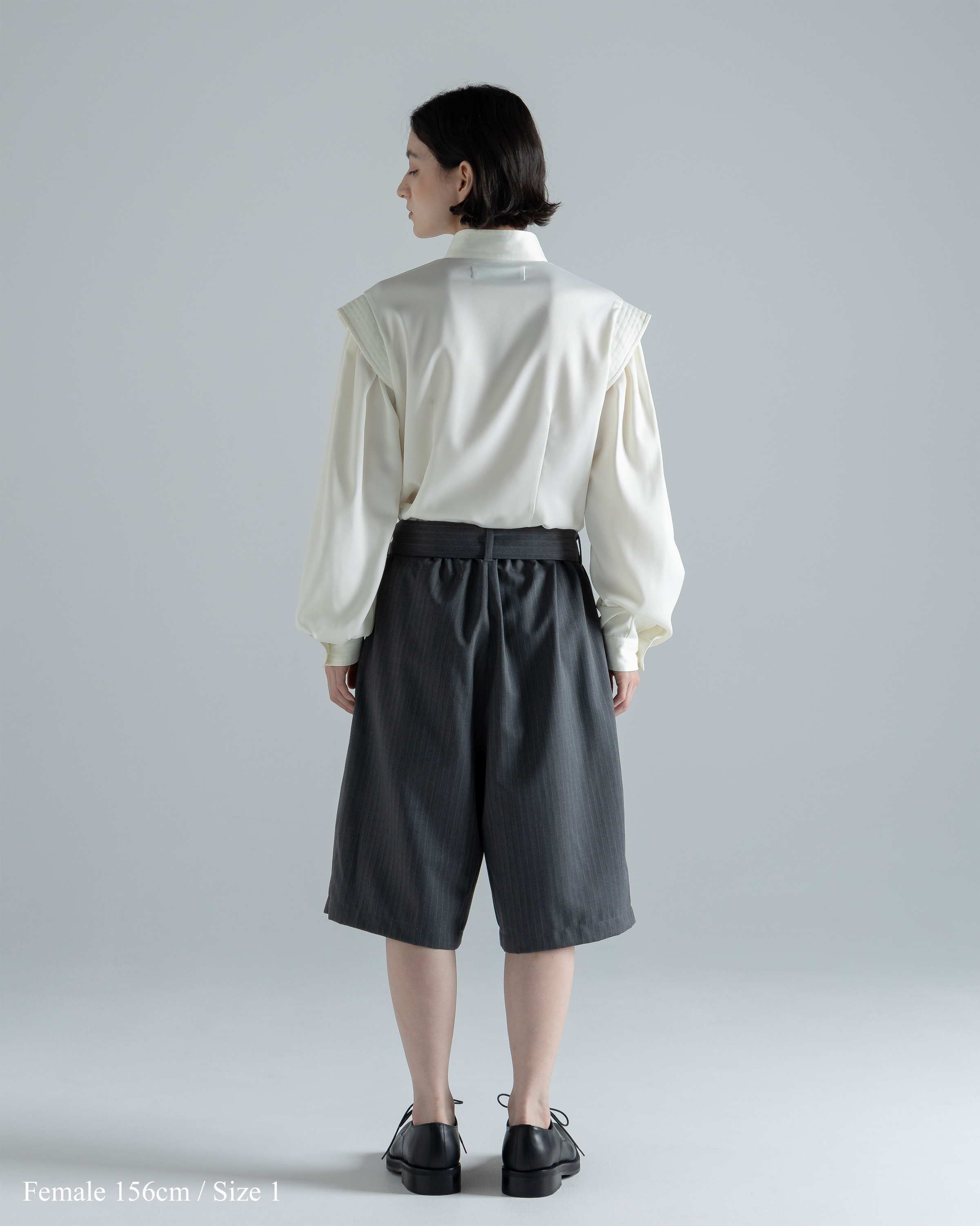 Pleated Belt Half Pants – MIKAGE SHIN