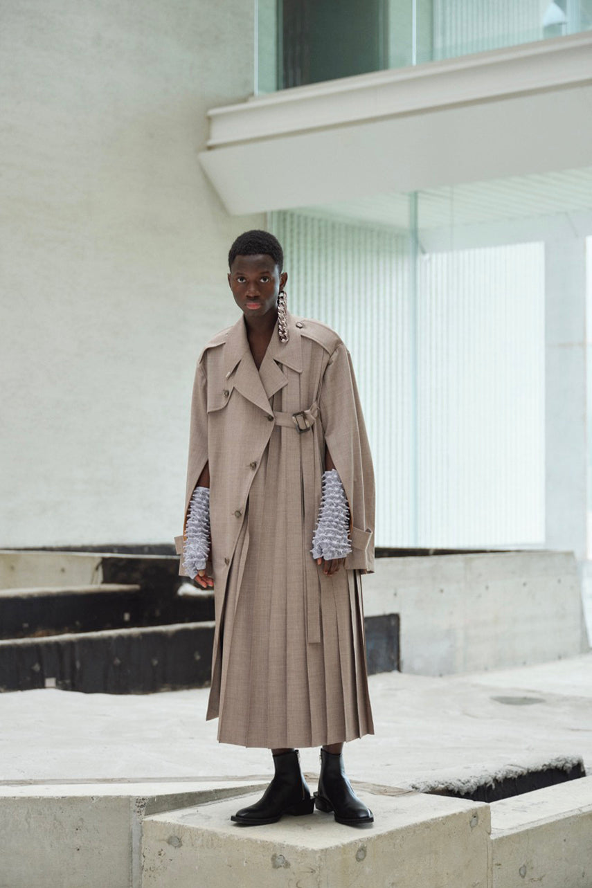 Pleat Coat